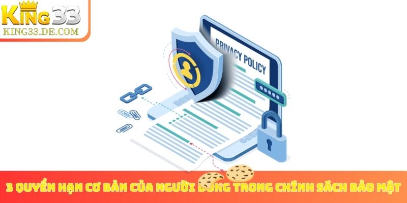 3 quyền hạn cơ bản của người dùng trong chính sách bảo mật