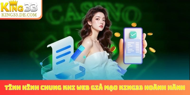 Tình hình chung khi web giả mạo King33 hoành hành